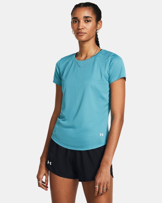 Women's UA Speed Stride 2.0 T-Shirt in Blue image number 0
